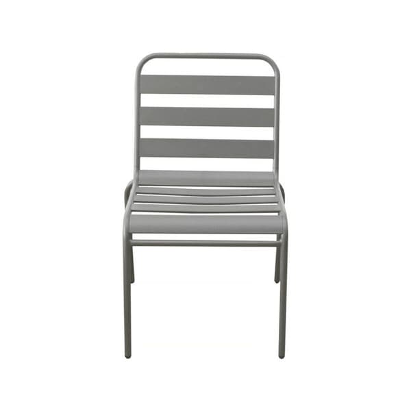 Set med 2 stapelningsbara trädgårdsstolar "Bilbao" - Taupe