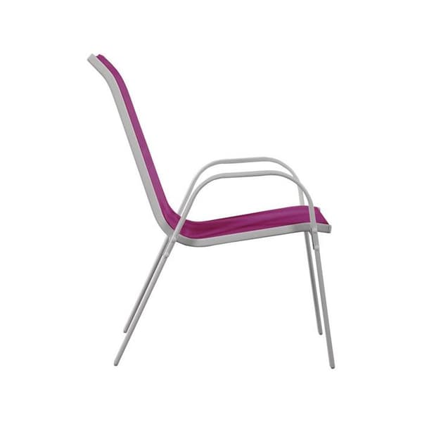 Trädgårdsstol Textilène "Cordoba" - Phoenix - Rosa - 4-pack