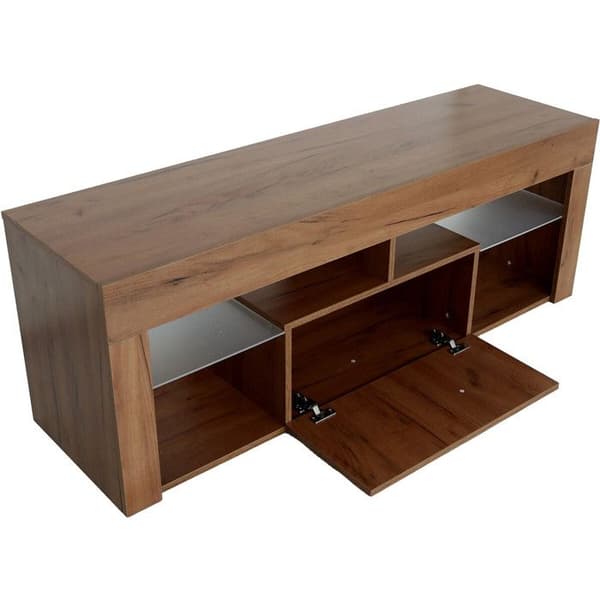 TV-möbel design trä "Hugo" - 140 x 40 x 50 cm - Brun