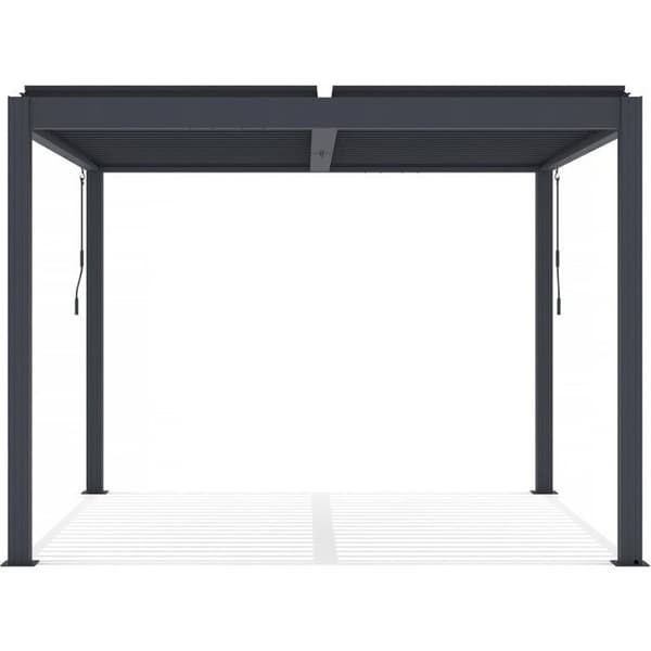 Bioklimatisk aluminiumspaviljong "Windsor" - 3 x 3 m - Antracit