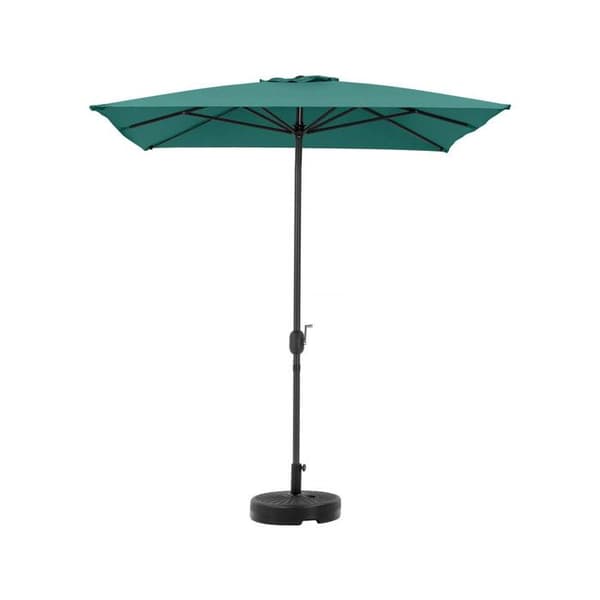 Rektangulär lutande parasoll "Sol 2" - 2 x 3 m - Grön