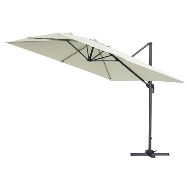 Offentligt parasoll "Sun 3" - 3 x 3 m - Ecru