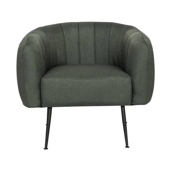 "Diana" tygfåtölj - 1 sits - Mörkgrå