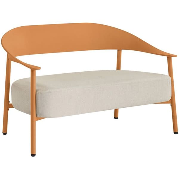 Havemøbler i metal og plastik "Céora" - 4 pladser - Orange