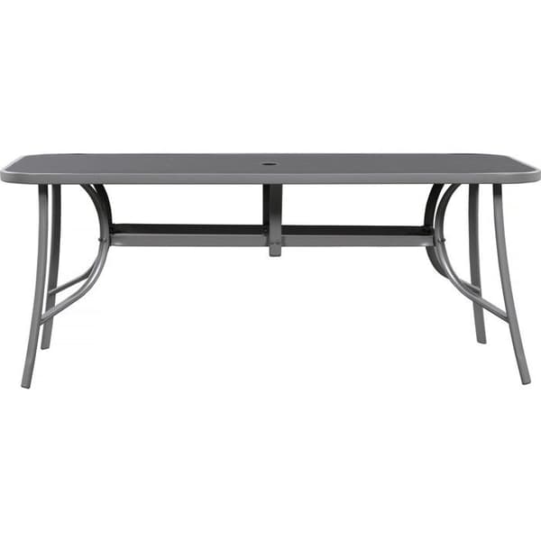 Trädgårdsbord "Cordoba" - Phoenix - 8 platser - Silver