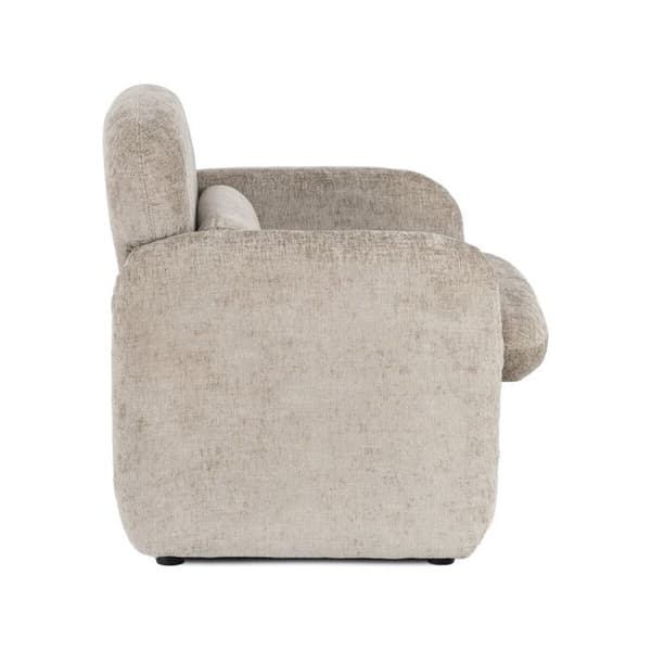 Kankainen lounge-tuoli "Cozmo" - 78 x 79 x 77 cm - Beige