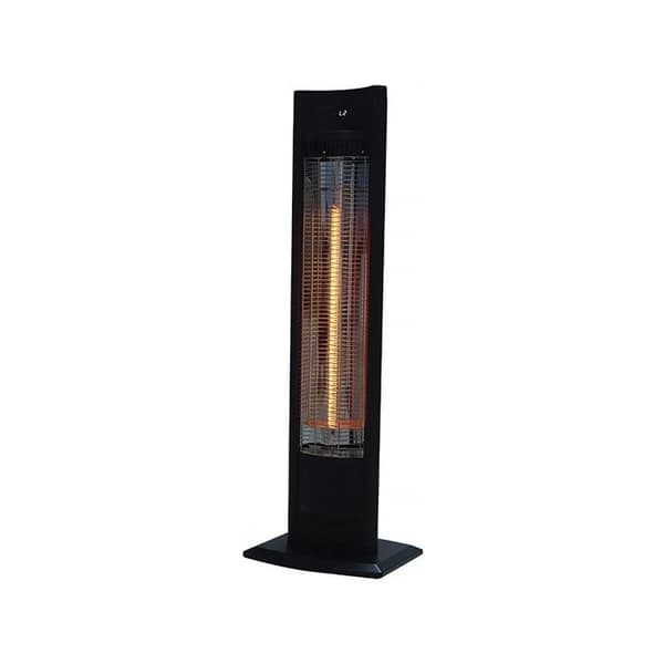 Radiant elvärme "Tornado" - 2000W - Svart