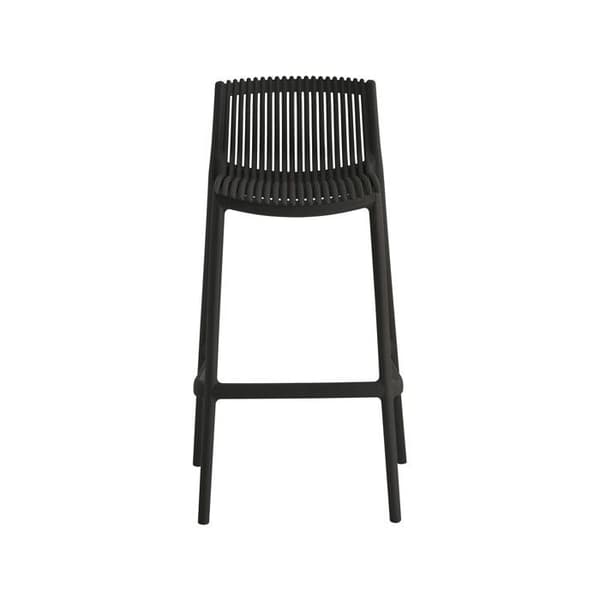 Højstole og bord til havebistro "Néora" - 2 pladser - Sort