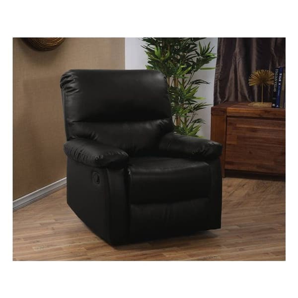 Soffa relax "Lincoln" - 90 x 89 x 103 cm - Svart