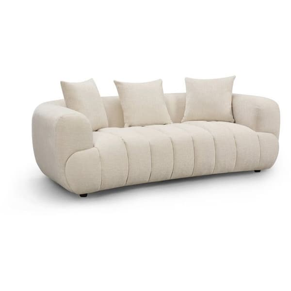 Rätt soffa "La Fayette" - 3 platser - Beige
