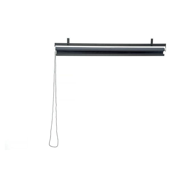 Set med 2 utdragbara pergolastänger - 124 x 225 cm - Antracitgrå