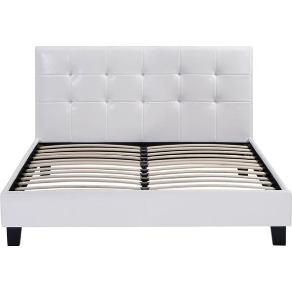 Dubbel säng i PVC "Julia" - 160 x 200 cm - Vit