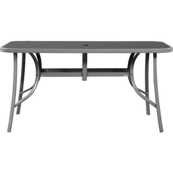 Trädgårdsbord "Cordoba" - 6 platser - Silverfärgad