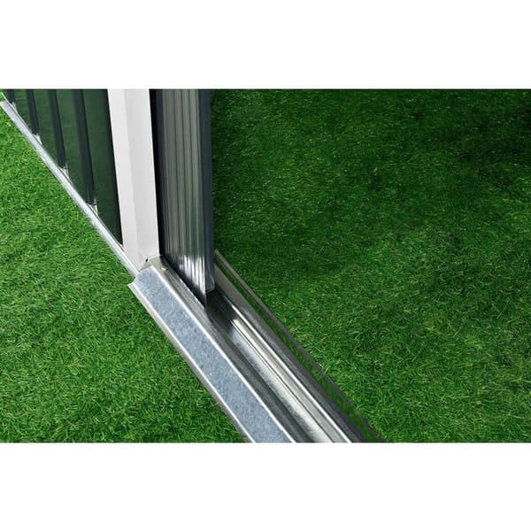 Metallskjul "Rosas" - 10,85 m² - Grön