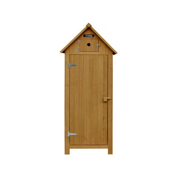 Puutarhakaappi "Cabanon" - 77 x 54.5 x 179 cm - Ruskea