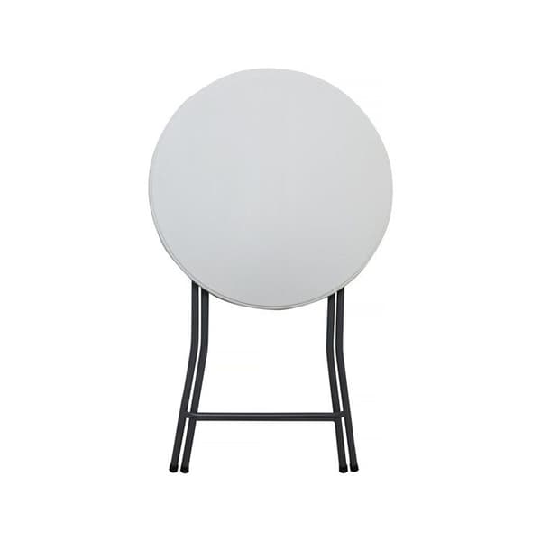 Fällbord i plast Ø 80 cm "Lili" - vit
