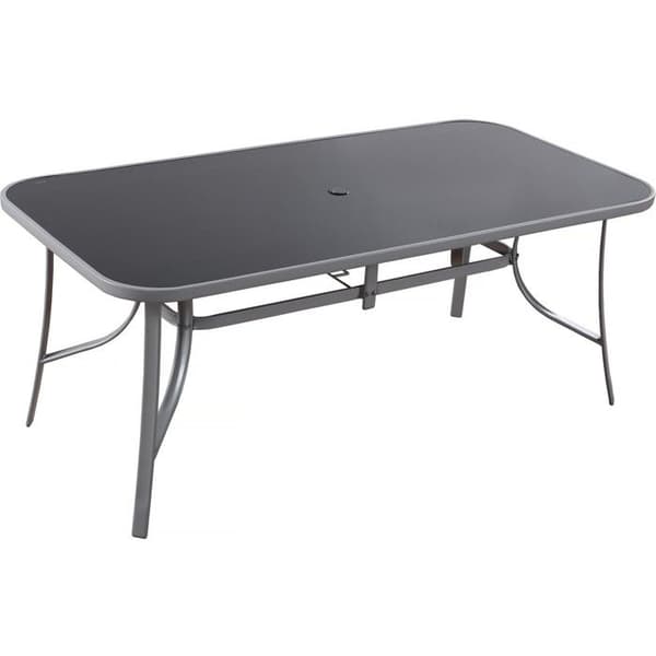 Trädgårdsbord "Cordoba" - Phoenix - 8 platser - Silver