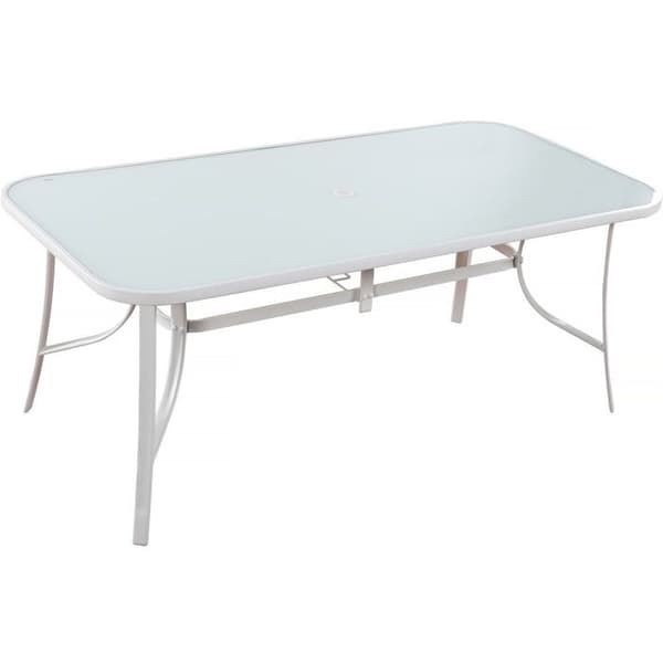 Trädgårdsbord "Cordoba" - Phoenix - 8 sittplatser - Vit