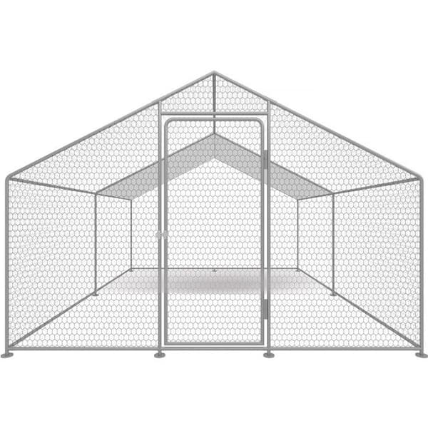 Hönsgård 9 m² inhägnad 3 x 3 x 2 M galvaniserat stål