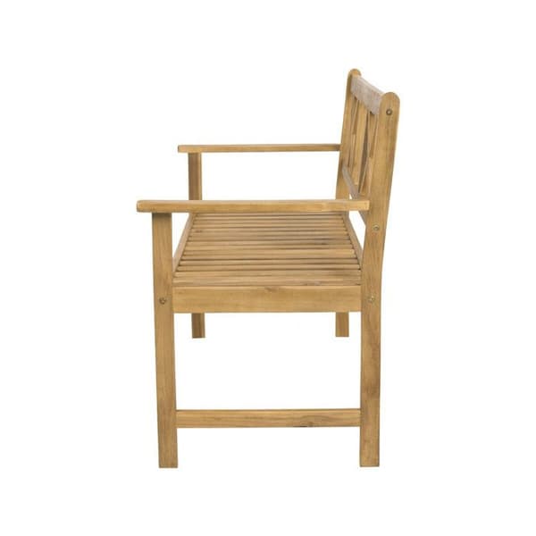 Bænk i træ 120 cm "Surabaya" - 2 pladser - Brun