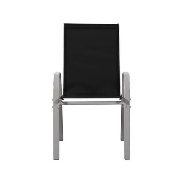 Trädgårdsstol Textilène "Cordoba" - Phoenix - Svart - 4-pack