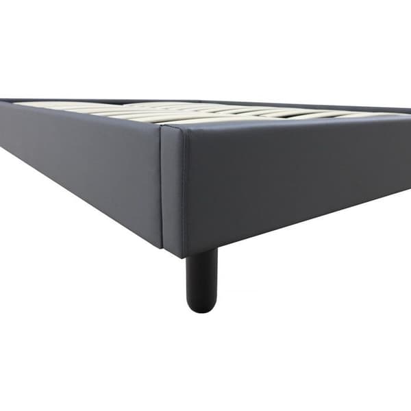 Sängbotten "Andy" - 160 x 200 cm - PVC - Mörkgrå