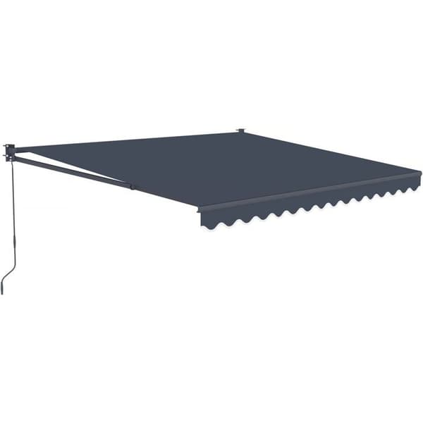 Markise i aluminium, 2,5 x 3 m "Ombra 3" - Antracitgrå
