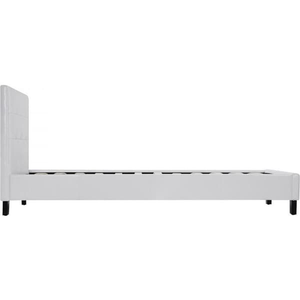 Säng i PVC "Julia" - 90 x 190 cm - Vit