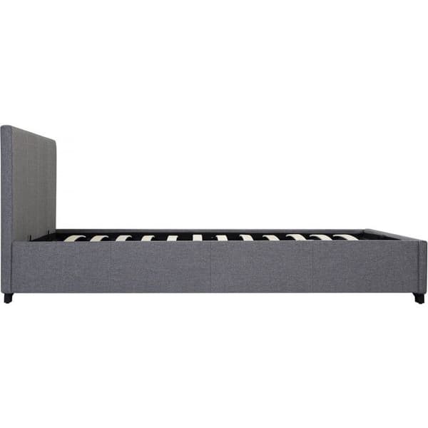 Dubbel säng med förvaring "Carla" - 180 x 200 - Grå