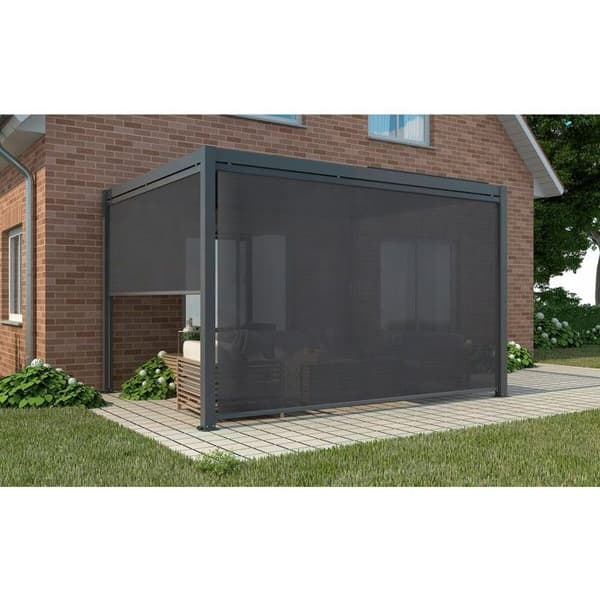 Butik bioklimatisk pergola - 277 x 208 cm - Grafitgrå