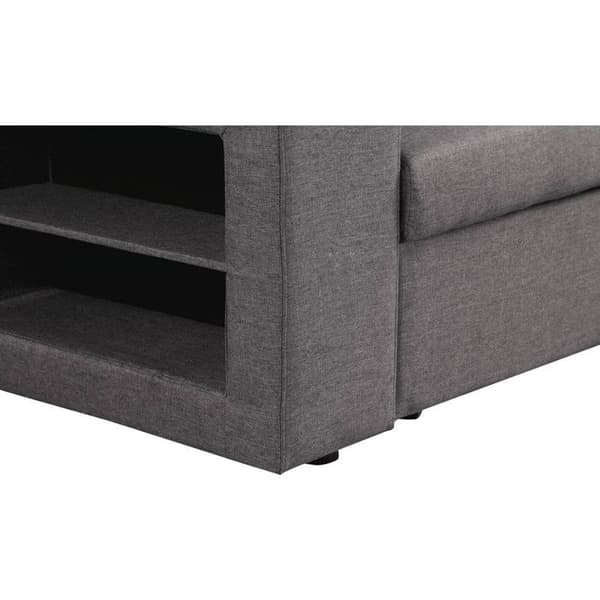 Vinkelsoffa konvertibel/reversibel "Axel" - 3 platser - Grå
