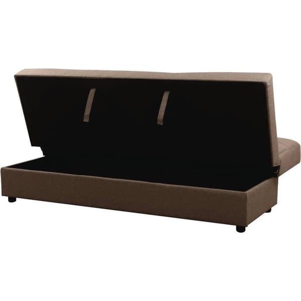 Soffa Clic-Clac "Enzo" - 186 x 80 x 87 cm - 3 platser - Taupe