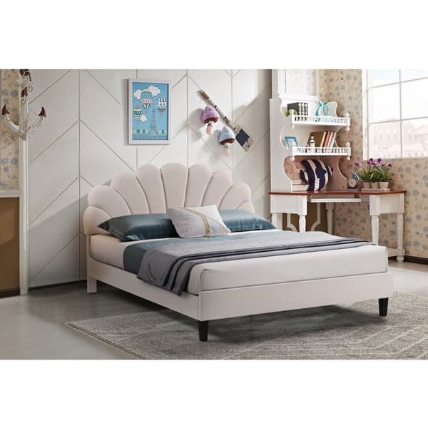 Velour täcke "Manon" - Beige - 160 x 200 cm