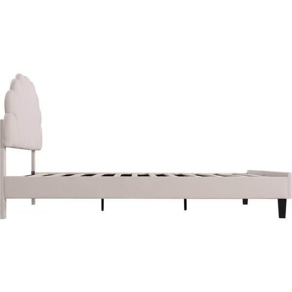 Velour täcke "Manon" - Beige - 160 x 200 cm
