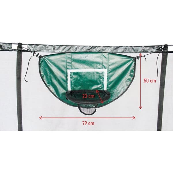 Basketkurv til trampolin Loopy grøn PVC 79 x 50 x 23 cm