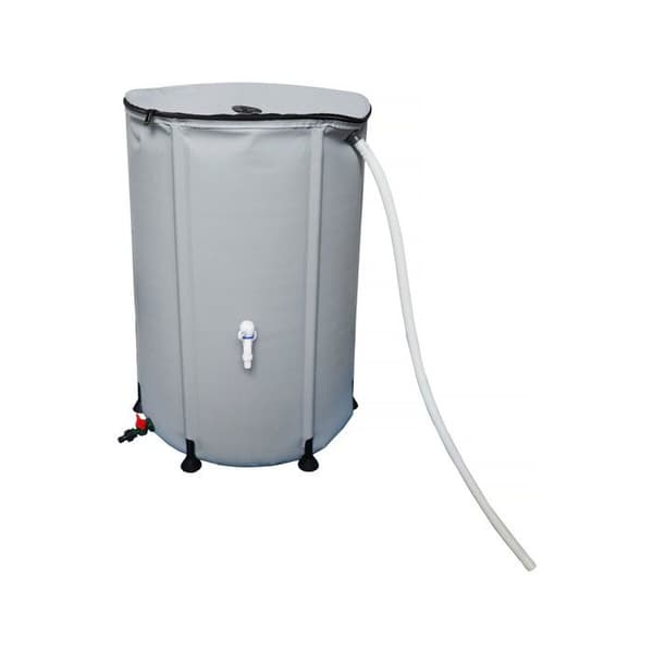 Flexibel PVC-vattensamlare 250 L - Grå