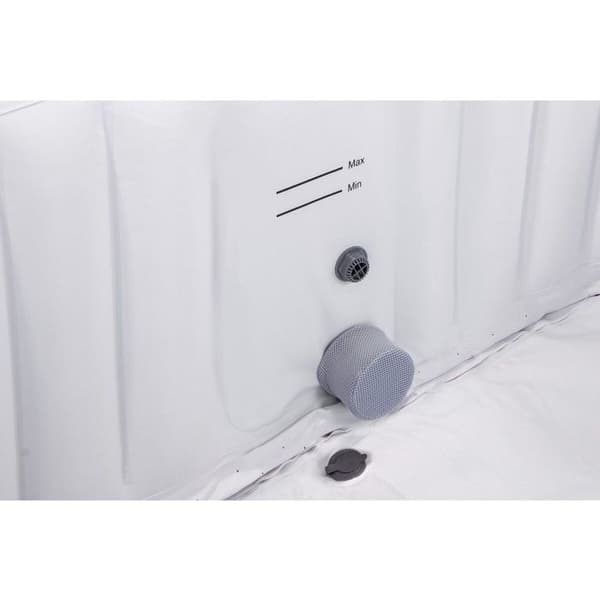 Uppblåsbar spa "RIVIERA" i PVC - 6 platser - Grå/vit