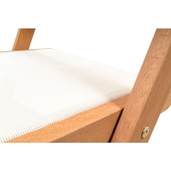 Trädgårdsmöbelset "Seoul" - 1 Bord + 8 Stolar - Lönn - Beige