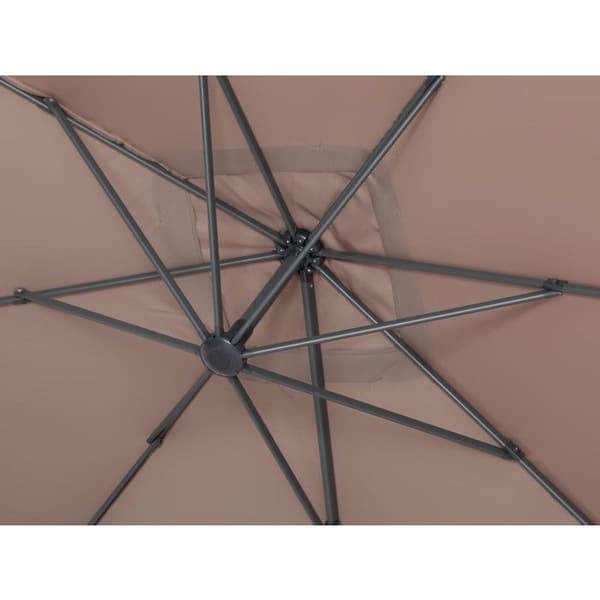 Parasol med sidomontering "Sun 4" - 3 x 4 m - Taupe