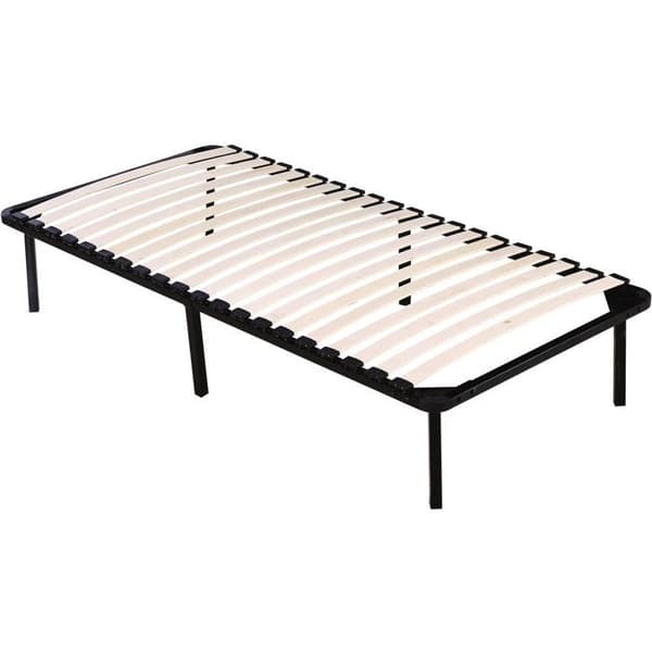 Ram med ribbor + ben för madrass 90 x 190 cm - 20 ribbor