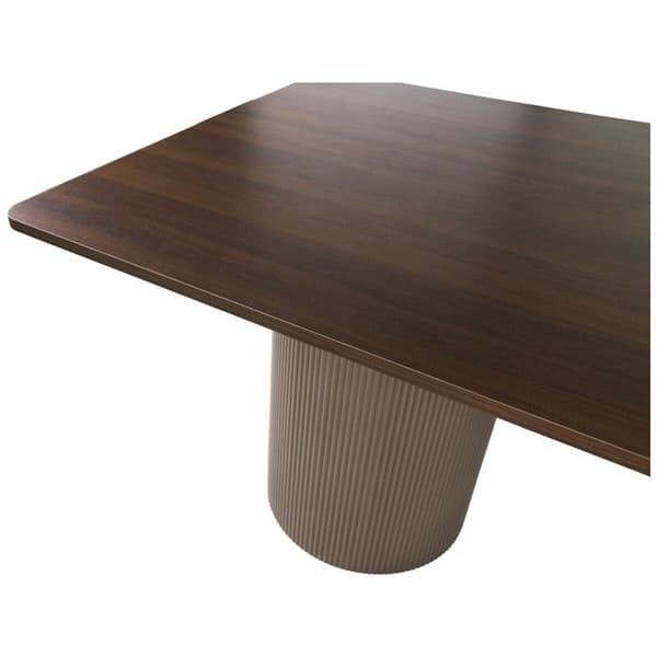 Oval spisebord i træ "Zénith" - 180 cm - 8 pladser - Brun