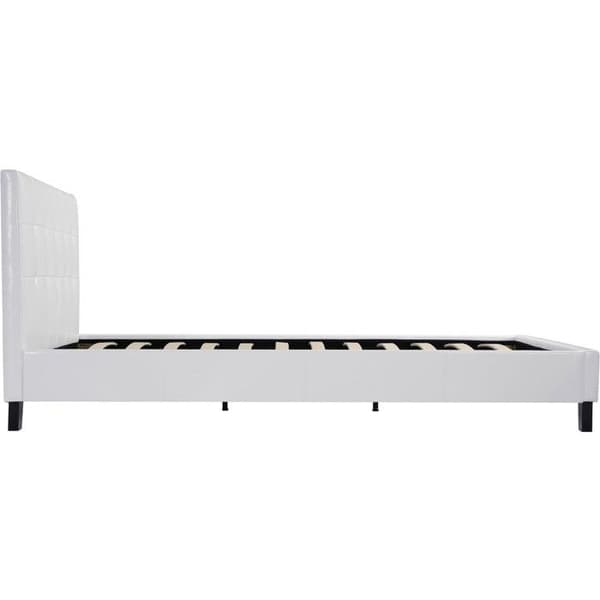 Dubbel säng i PVC "Julia" - 160 x 200 cm - Vit