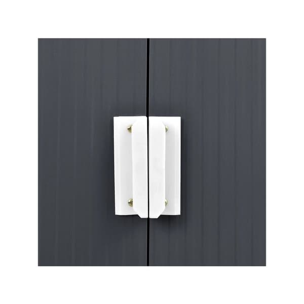 Metalldrinkhus - "Vegas" - 7.06 m² med solpaneler - Grå