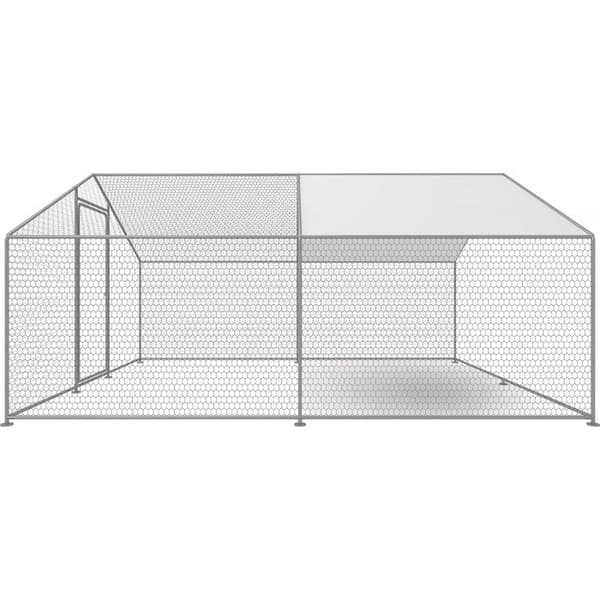 Hönsgård 9 m² inhägnad 3 x 3 x 2 M galvaniserat stål