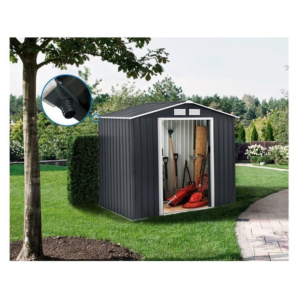 Metal havehus - "Vegas" - 4,07 m² med tagrende