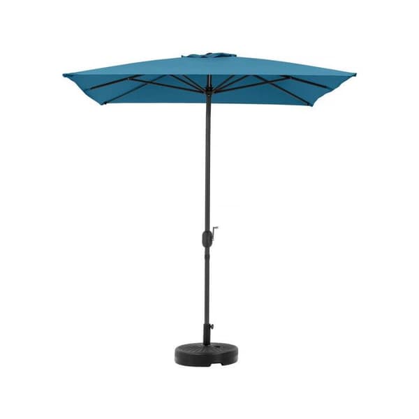 Haveparasol HABITAT ET JARDIN Sol 2 rektangulær vipbar blå 2 x 3 m