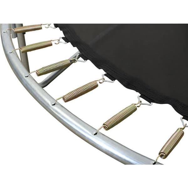 Trampolin "Yoopi" - Ø 3,65 m - Med nät + stege + överdrag + förankringskit