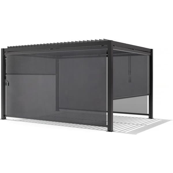 Butik bioklimatisk pergola - 277 x 208 cm - Grafitgrå
