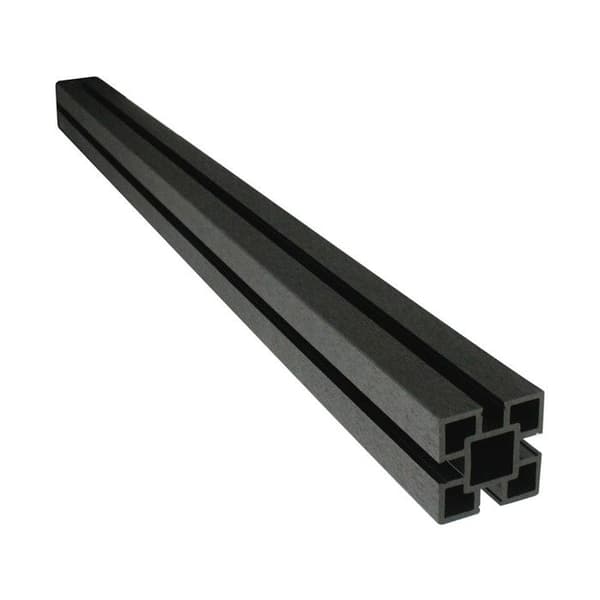 Kit stängsel 1.6 x 1.2 m komposit - Monteringskit ingår - Brun