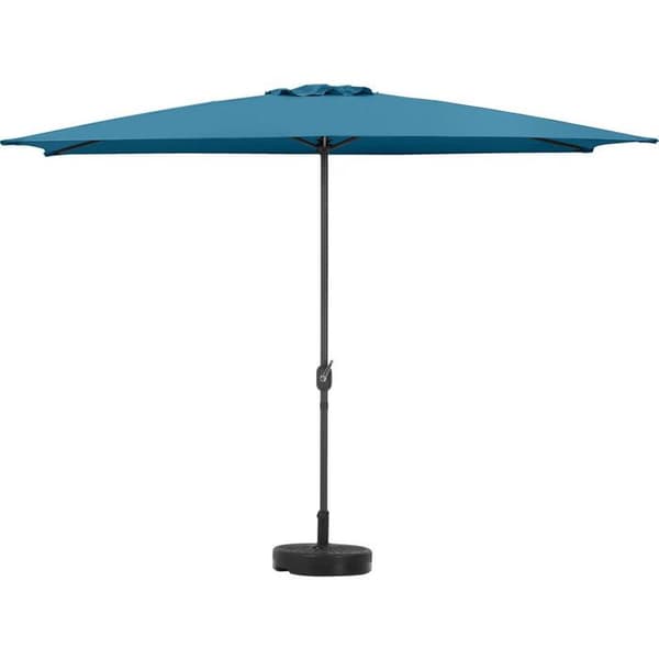 Haveparasol HABITAT ET JARDIN Sol 2 rektangulær vipbar blå 2 x 3 m